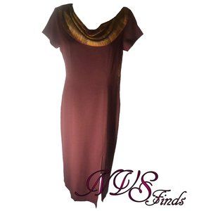 Worthington Burgundy Dress Size 10